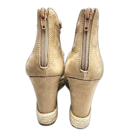 Carlos by Carlos Santana NIB Camilla Sand Vegan Wedge Espadrille Sandal Size 9 - Picture 4 of 12